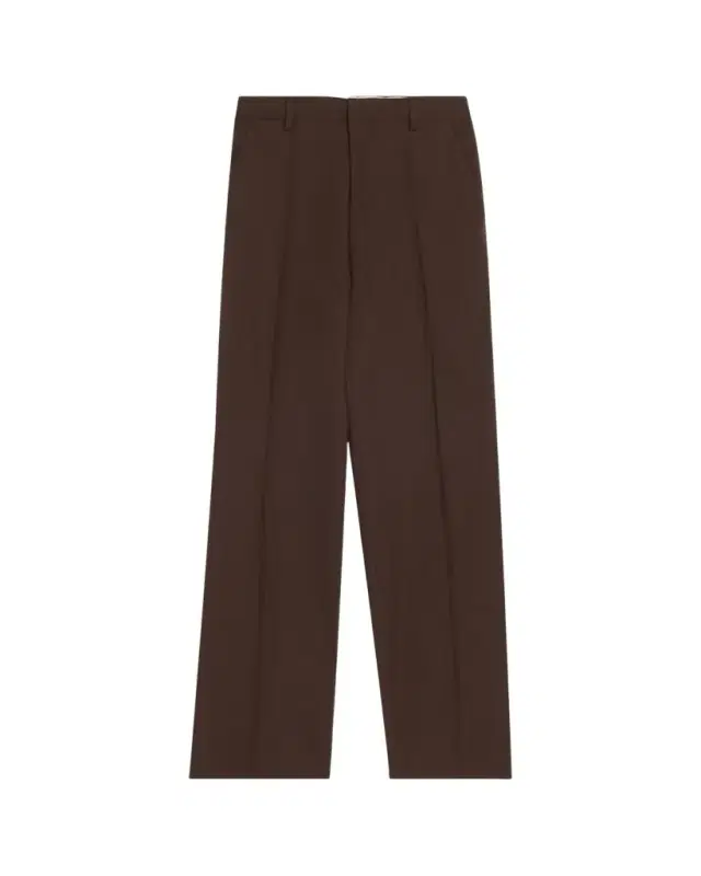 Straight Leg Wool Pants