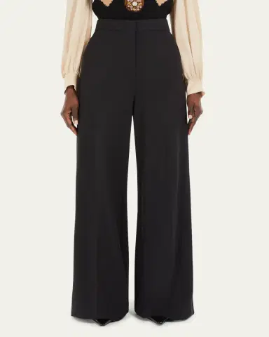 Max Mara Circolo Wide Leg Jersey Trousers | Thumbnail 4 Max Mara Circolo Wide Leg Jersey Trousers | Thumbnail 4