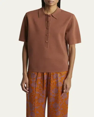 Dries Van Noten Toamsa Polo Wool Shirt | Thumbnail 4