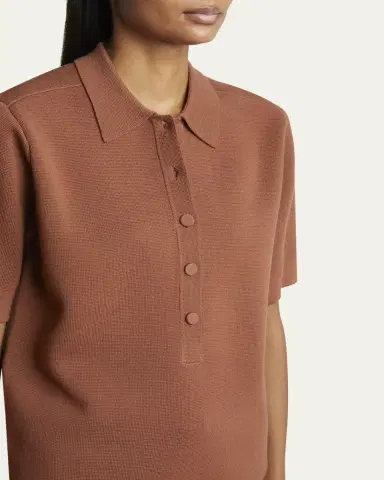 Dries Van Noten Toamsa Polo Wool Shirt | Thumbnail 5