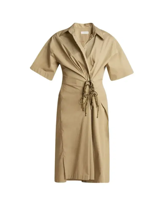 Delicky Wrap Midi Shirtdress