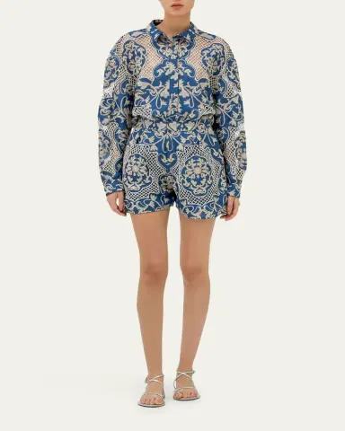 Agua by Agua Bendita Cecilia Ribbons Button-Front Shirt | Thumbnail 2