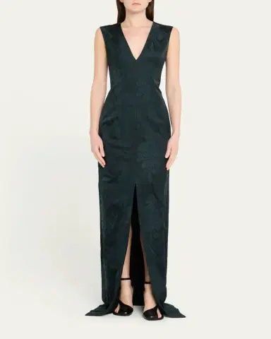 Dries Van Noten Delina Long Dress | Thumbnail 2 Dries Van Noten Delina Long Dress | Thumbnail 2