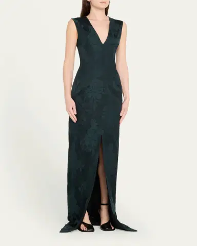 Dries Van Noten Delina Long Dress | Thumbnail 4 Dries Van Noten Delina Long Dress | Thumbnail 4
