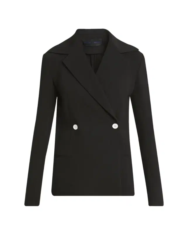 Marine Double Breasted Bi-Stretch Suiting Jacket
