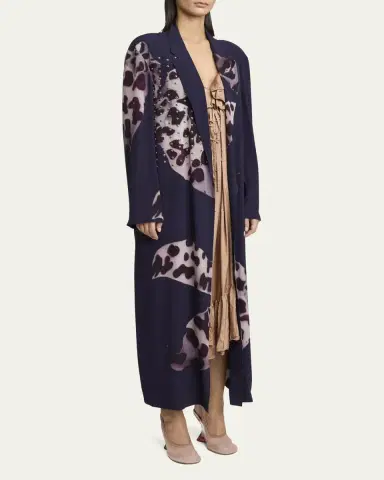 Dries Van Noten Rasti Long Studded Coat | Thumbnail 4
