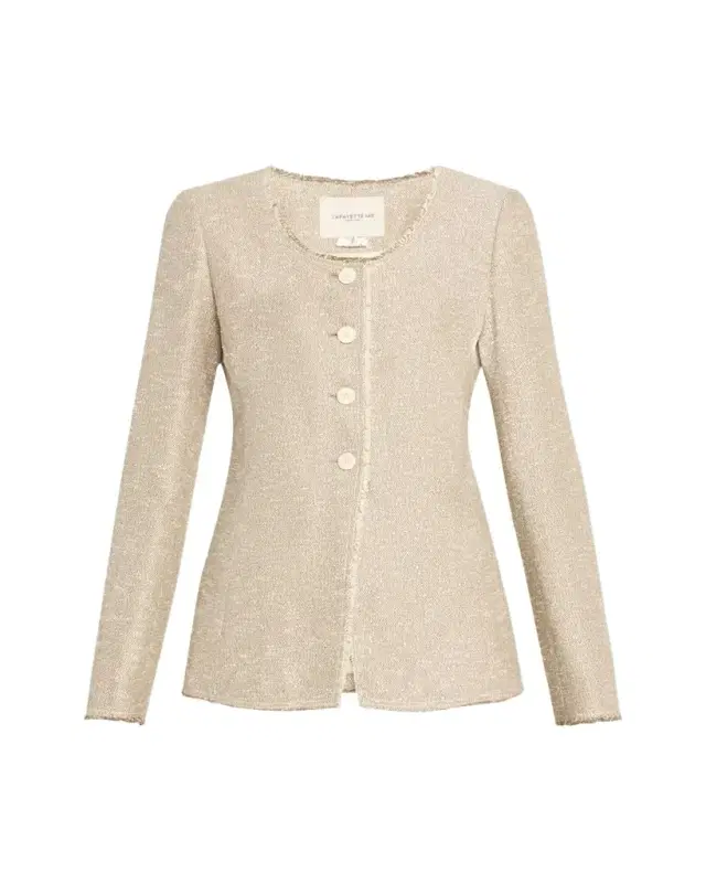 Sequined Tweed Jacket