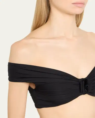 Maygel Coronel Sauco Off-Shoulder Two-Piece Swimsuit | Thumbnail 4 Maygel Coronel Sauco Off-Shoulder Two-Piece Swimsuit | Thumbnail 4