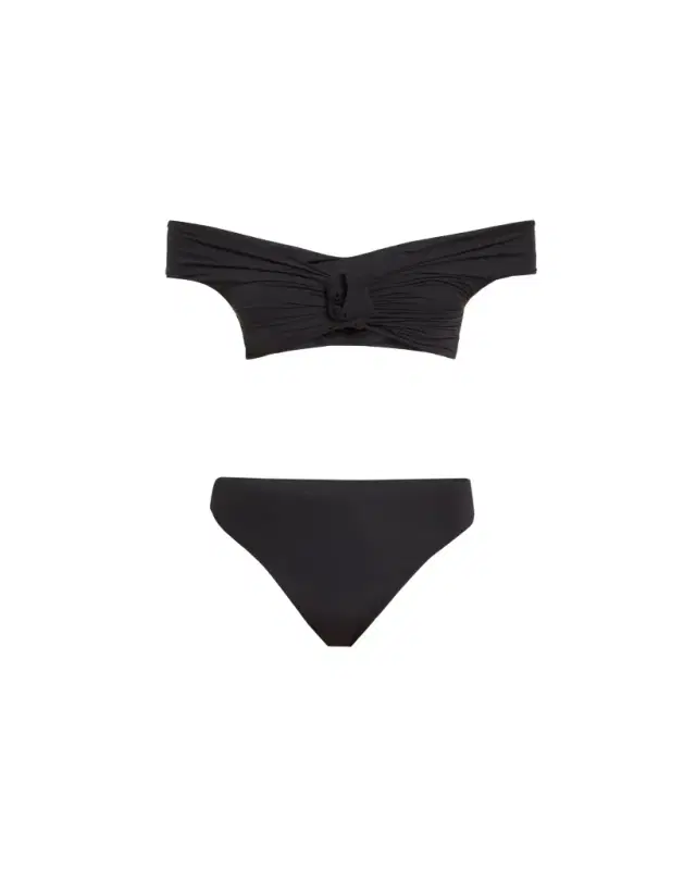 MAYGEL CORONEL Sauco Off-Shoulder Two-Piece Swimsuit
