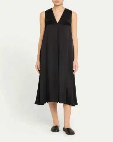 OFFICINE GÉNÉRALE Ila Fluid Satin Slip Dress | Thumbnail 2