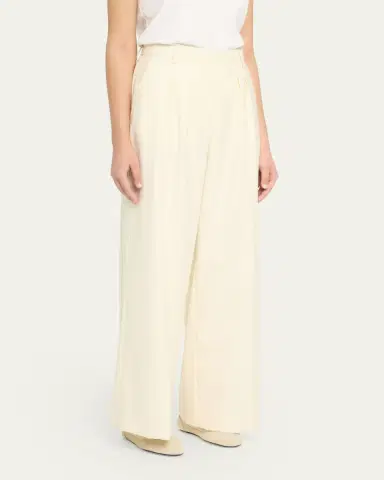OFFICINE GÉNÉRALE Elia Pleated Wool Pants | Thumbnail 4