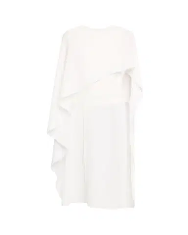 Roland Mouret Asymmetric Satin Crepe Cape Top | Thumbnail 1