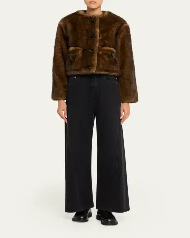 Marc Jacobs Teddy Cropped Jacket | Thumbnail 2 Marc Jacobs Teddy Cropped Jacket | Thumbnail 2