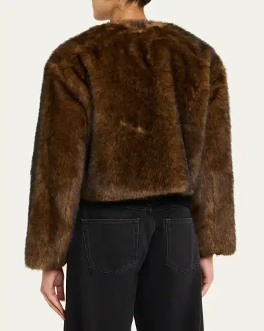 Marc Jacobs Teddy Cropped Jacket | Thumbnail 3 Marc Jacobs Teddy Cropped Jacket | Thumbnail 3