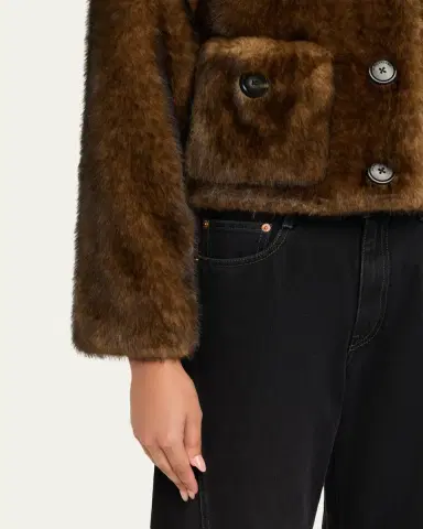 Marc Jacobs Teddy Cropped Jacket | Thumbnail 5 Marc Jacobs Teddy Cropped Jacket | Thumbnail 5
