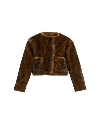 Marc Jacobs Teddy Cropped Jacket | Thumbnail 1 Marc Jacobs Teddy Cropped Jacket | Thumbnail 1