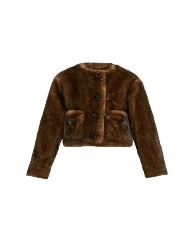 Marc Jacobs Teddy Cropped Jacket