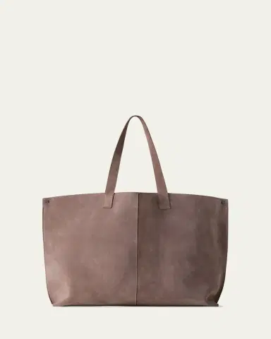 Akris Ai Large Slouchy Suede Tote Bag | Thumbnail 3