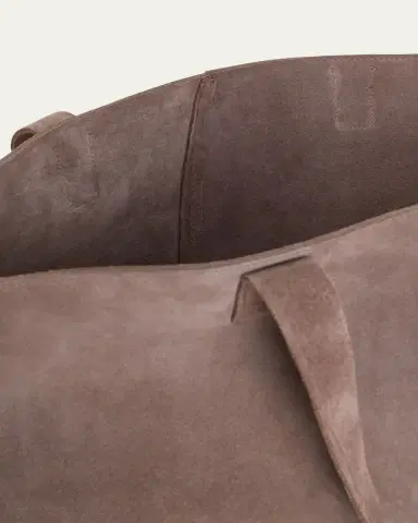 Akris Ai Large Slouchy Suede Tote Bag | Thumbnail 4 Akris Ai Large Slouchy Suede Tote Bag | Thumbnail 4
