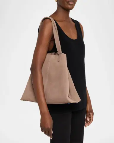 Akris Ai Large Slouchy Suede Tote Bag | Thumbnail 6 Akris Ai Large Slouchy Suede Tote Bag | Thumbnail 6