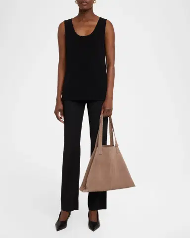 Akris Ai Large Slouchy Suede Tote Bag | Thumbnail 9 Akris Ai Large Slouchy Suede Tote Bag | Thumbnail 9