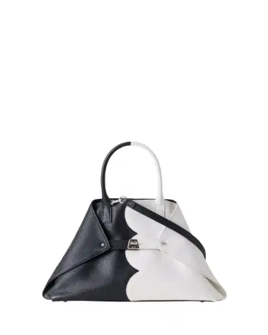Akris AI Small Scalloped Colorblock Top-Handle Bag | Thumbnail 1