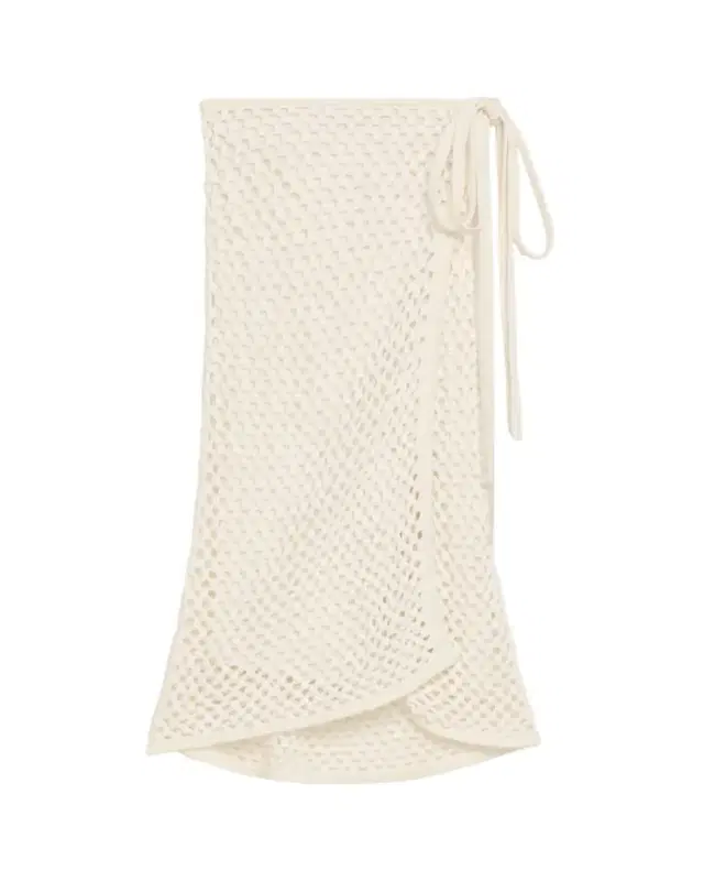 Diotima Bonaire Crystal Crochet Midi Wrap Skirt