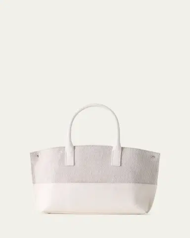 Akris Ai Little Canvas & Leather Top-Handle Bag | Thumbnail 3