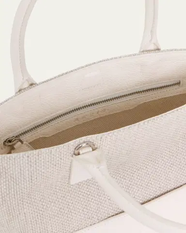 Akris Ai Little Canvas & Leather Top-Handle Bag | Thumbnail 4