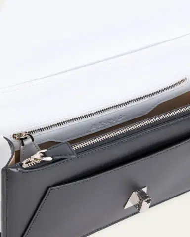 Akris Anouk Two-Tone Leather Clutch Bag | Thumbnail 4 Akris Anouk Two-Tone Leather Clutch Bag | Thumbnail 4