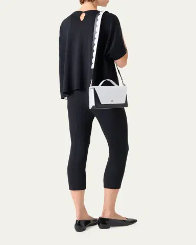 Akris Anouk Two-Tone Leather Clutch Bag | Thumbnail 5 Akris Anouk Two-Tone Leather Clutch Bag | Thumbnail 5