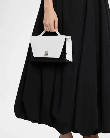 Akris Anouk Two-Tone Leather Clutch Bag | Thumbnail 6 Akris Anouk Two-Tone Leather Clutch Bag | Thumbnail 6