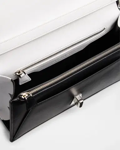 Akris Anouk Two-Tone Leather Clutch Bag | Thumbnail 8 Akris Anouk Two-Tone Leather Clutch Bag | Thumbnail 8