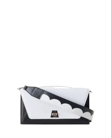 Akris Anouk Two-Tone Leather Clutch Bag | Thumbnail 1 Akris Anouk Two-Tone Leather Clutch Bag | Thumbnail 1