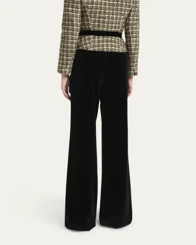 Valentino Garavani Velvet Wide-Leg Pants | Thumbnail 3