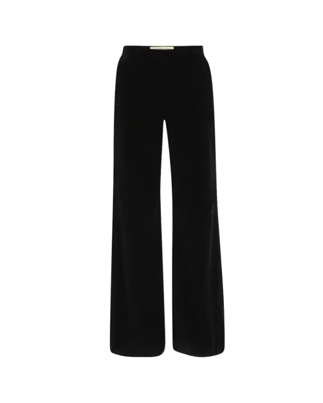 Valentino Garavani Velvet Wide-Leg Pants
