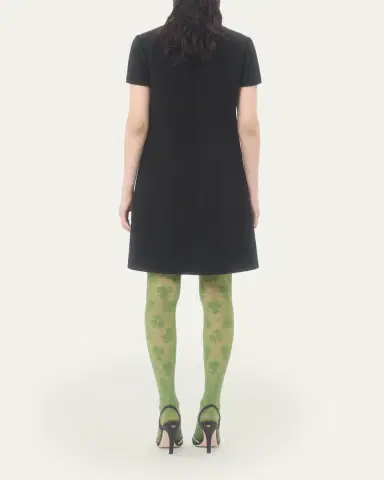 Valentino Garavani Bow Wool-Blend Tweed Mini Dress | Thumbnail 3