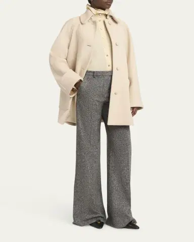 Valentino Garavani Georgette Button-Front Blouse | Thumbnail 2