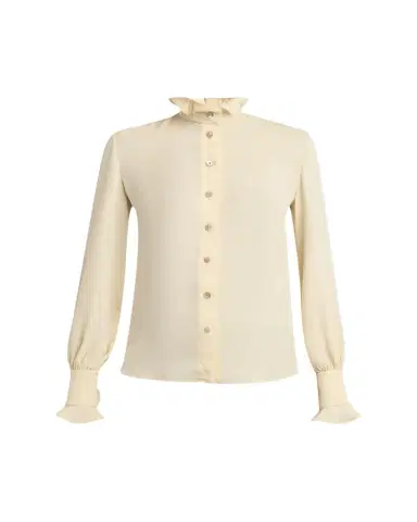 Valentino Garavani Georgette Button-Front Blouse | Thumbnail 1