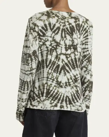 Proenza Schouler Mia Long-Sleeve Tie Dye Top | Thumbnail 3 Proenza Schouler Mia Long-Sleeve Tie Dye Top | Thumbnail 3