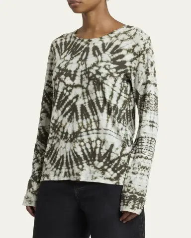 Proenza Schouler Mia Long-Sleeve Tie Dye Top | Thumbnail 4 Proenza Schouler Mia Long-Sleeve Tie Dye Top | Thumbnail 4