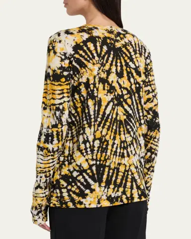 Proenza Schouler Mia Long-Sleeve Tie Dye Top | Thumbnail 7 Proenza Schouler Mia Long-Sleeve Tie Dye Top | Thumbnail 7