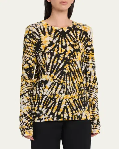 Proenza Schouler Mia Long-Sleeve Tie Dye Top | Thumbnail 8 Proenza Schouler Mia Long-Sleeve Tie Dye Top | Thumbnail 8