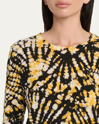 Proenza Schouler Mia Long-Sleeve Tie Dye Top | Thumbnail 9 Proenza Schouler Mia Long-Sleeve Tie Dye Top | Thumbnail 9