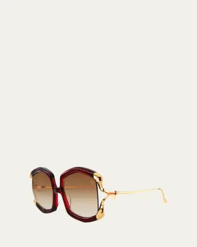 Anna-Karin Karlsson La Vie En Rose Square Sunglasses | Thumbnail 2