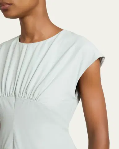 Proenza Schouler White Label Nyssa A-Line Technical Cotton Dress | Thumbnail 5 Proenza Schouler White Label Nyssa A-Line Technical Cotton Dress | Thumbnail 5