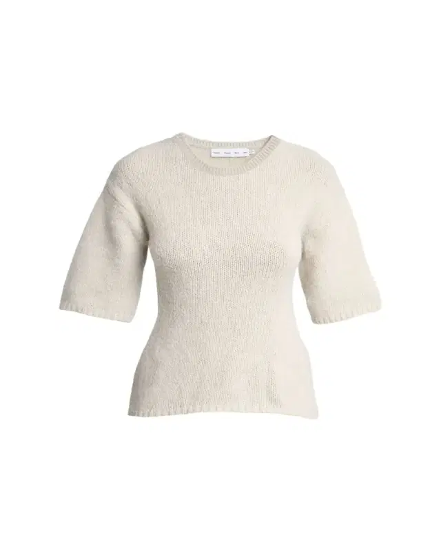 Proenza Schouler White Label Dana Cinched Short-Sleeve Sweater
