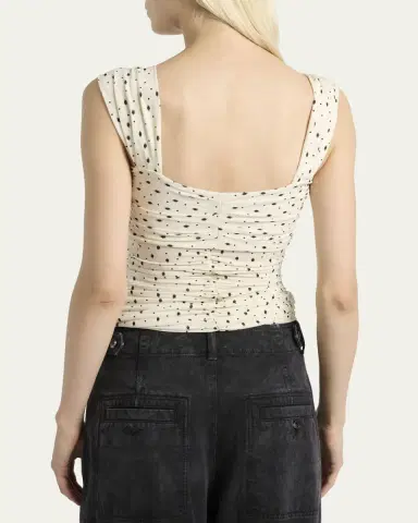 Isabel Marant Gemina Ruched Sleeveless Top | Thumbnail 3 Isabel Marant Gemina Ruched Sleeveless Top | Thumbnail 3