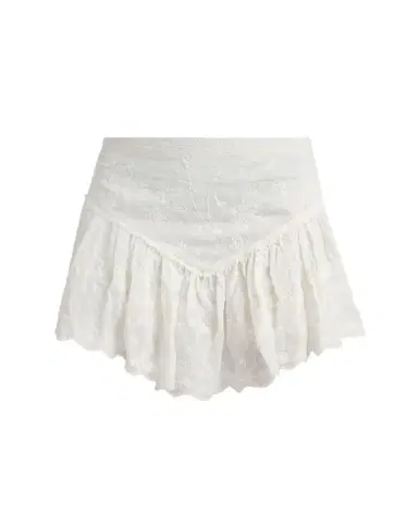 Isabel Marant Zoelia Embroidered Ruffle Mini Skirt | Thumbnail 1