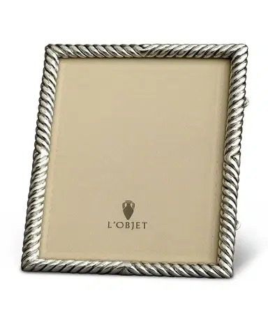 L 'Objet Deco Twist Platinum-Plated Picture Frame | Thumbnail 2